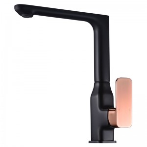 Seto Rose Gold & Matte Black Lead Free Sink Mixer